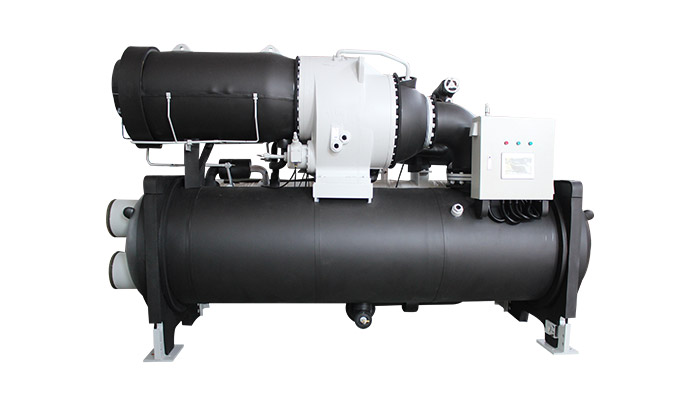 Two-stage compression centrifugal chiller (heat pump) unit